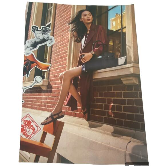 Hermes Rolex Print Ad Campaign Summer 2024 8x10 Frame Ready Original Magazine - Picture 1 of 4